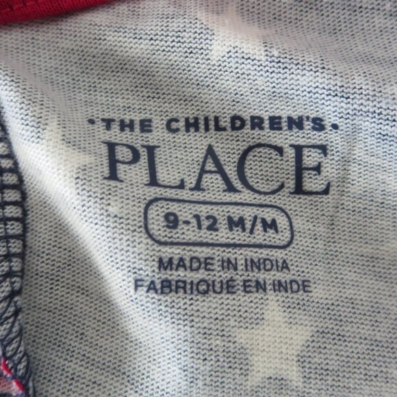 New Stars & Stripes Hooded Sleeveless Onesie Romper Unisex 9M / 12M NWT Patriot - Picture 6 of 7